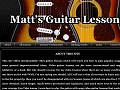 Matt's Guitar Lessons