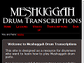 Meshuggah Drum Transcriptions