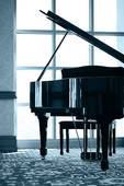 grey background piano